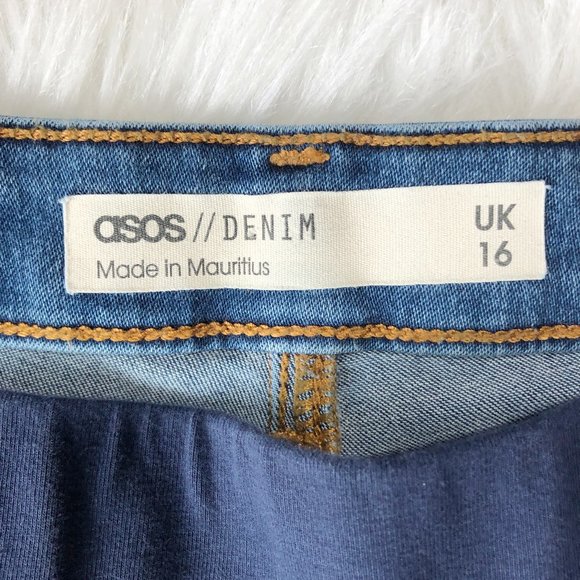 ASOS Maternity Distressed Raw Hem Skinny Jeans 12 - Picture 12 of 13